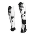thumbnail image 2 of Bixox Monochrome Flying Ravens Print Compression Socks,Compression Socks Women & Men Circulation for Medical,Running,Athletic, 2 of 7
