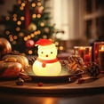 thumbnail image 5 of Christmas Night Light - Festive Illuminated Decor For Home Bedroom & Desk, Cute Xmas Themed Lamp To Enhance Holiday Atmosphere & Soft Lighting, Red, 1pcs, 5 of 6