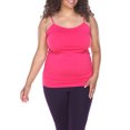 thumbnail image 2 of White Mark Universal PS133-05 Plus Size Tank Top, Fuchsia - One Size, 2 of 3