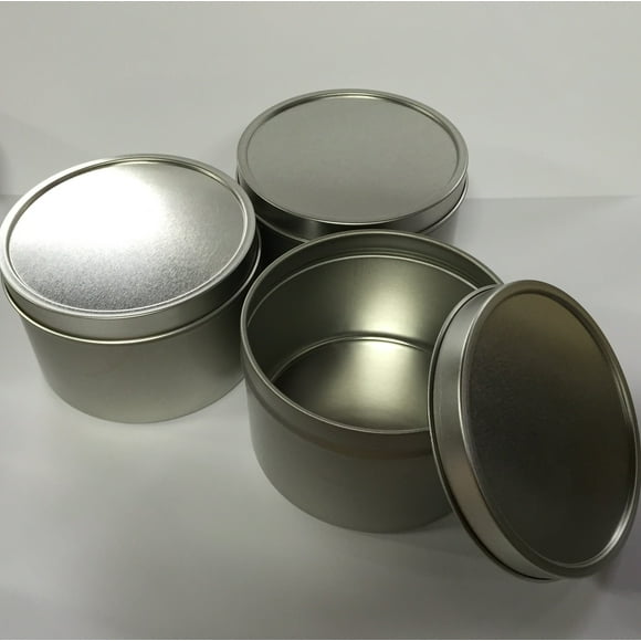 Candlewic Grande Boîte à Bougie (8 Oz.), 12 Pcs avec Couvercles
