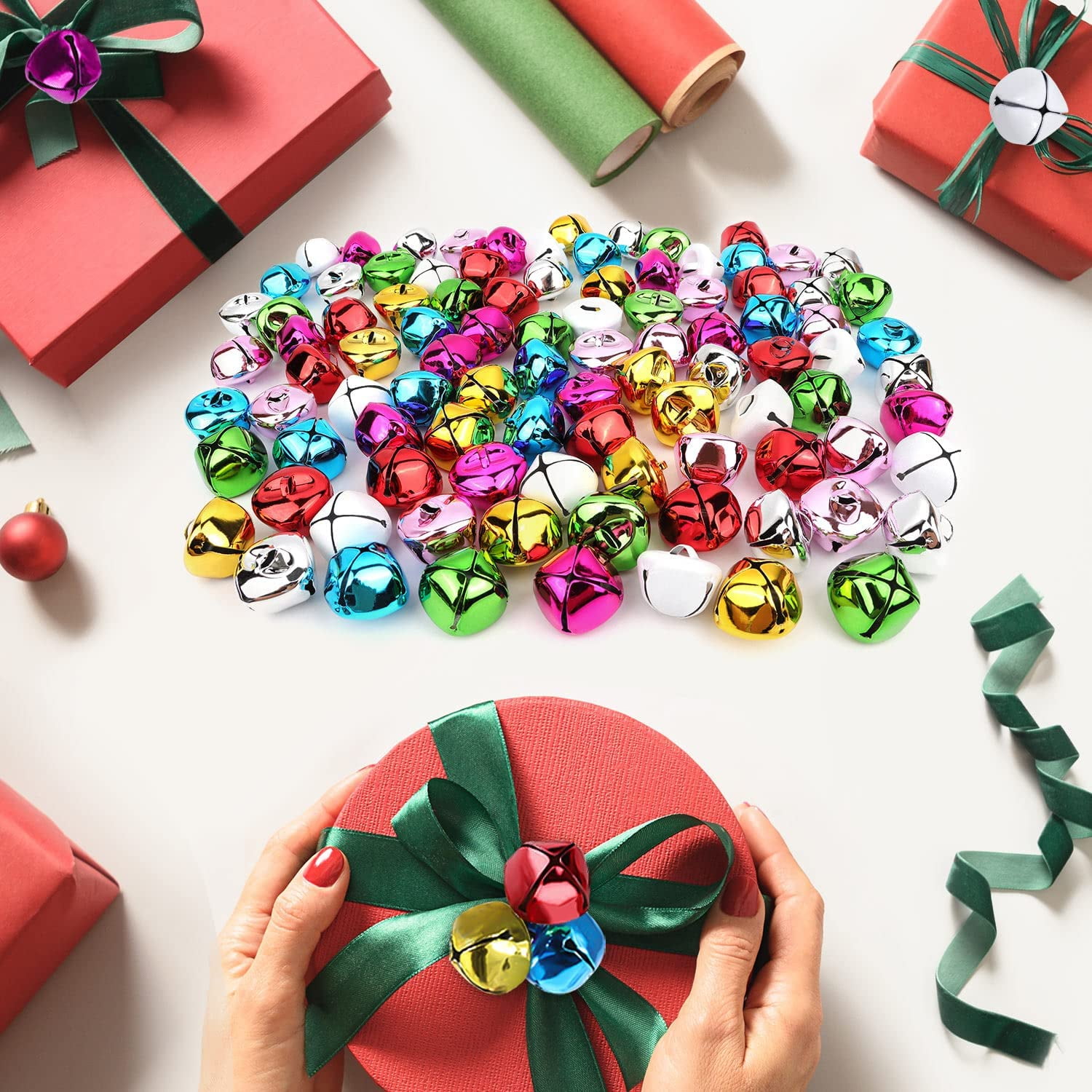 Jingle Bells, Craft Bells, Mini Bells For Crafting,bulk Diy Bells For  Christmas Festival Decoration Home Decoration, Bare Bells, Assorted Colors  Jingle Bells - Temu Philippines
