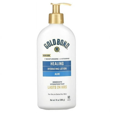 3 Pack GOLD BOND Ultimate Aloe Skin Healing Therapy Lotion Pump 14 Oz Each