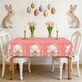 thumbnail image 1 of EGNMCR Easter Decorations, Easter Ornaments, Easter Tablecloth 72x54 Inches Festive Rectangular Plastic Tablecloth Suitable For Dining Table Decoration And Party Supplies Plastics tablecloth, 1 of 6