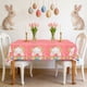 thumbnail image 1 of Mantel de Pascua de 183 X 137 Cm, Rectangular, de Plástico, Ideal para Decorar Mesas de Comedor y Fiestas., 1 of 6