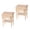 2PCS, variant on Unfinished Doll House Nightstand 1:12 Scale Miniature Wooden Bedside Table Doll House Decoration For Art Painting