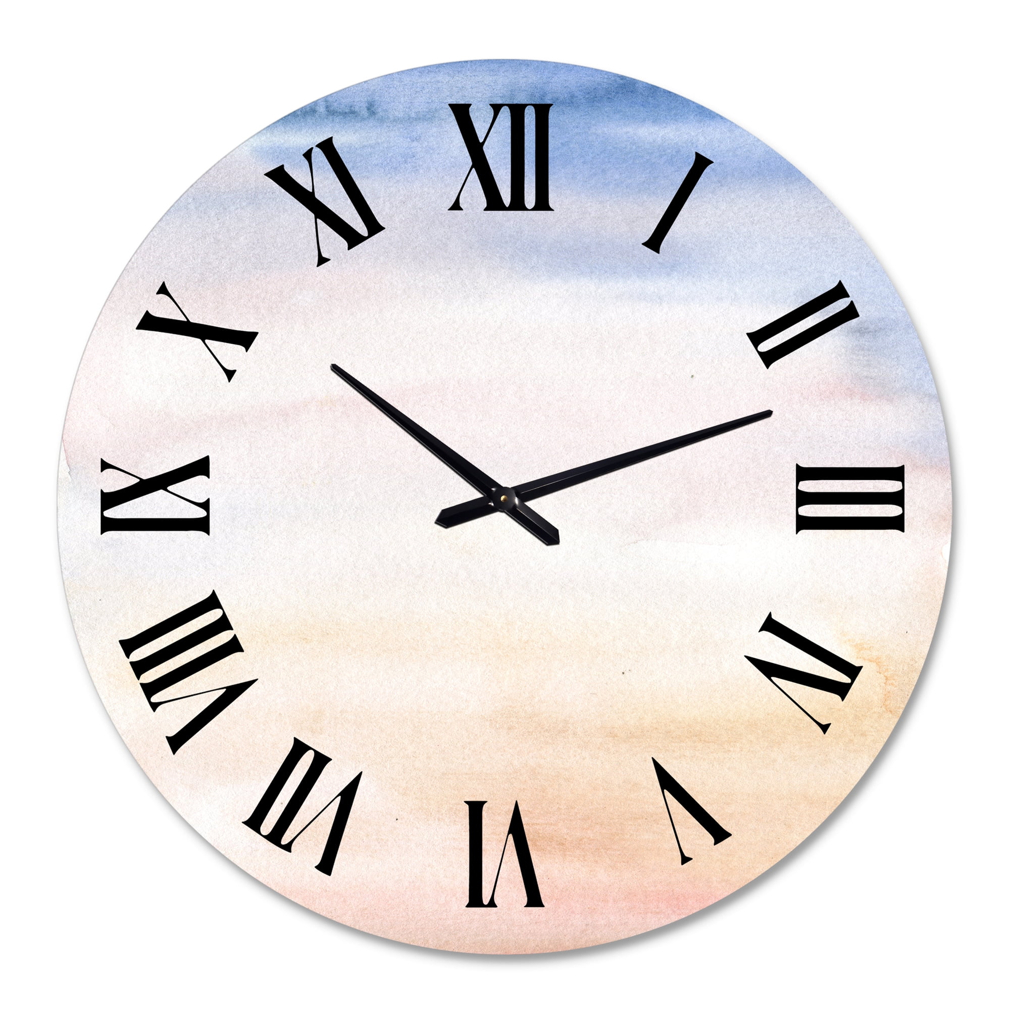 Designart 1 in Quartz Modern and Contemporary Wall Clock