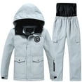 thumbnail image 4 of Hellosay Snow Suits for Kids Boys Girls Waterproof Windproof 2 Piece Ski Suits Pant and Jacket Snowsuit Winter Outdoor Overalls 3-12T, 4 of 7