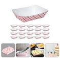 thumbnail image 4 of FNNMNNR 100 Pcs Décor Bol à Popcorn Plateau Alimentaire en Papier Jetable, 4 of 6