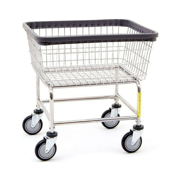 R&B Wire Products Standard Laundry Cart, Clean Wheel System, 1 Count