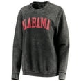 thumbnail image 2 of Women's Pressbox Black Alabama Crimson Tide Comfy Cord Vintage Wash Basic Arch Pullover Sweatshirt, 2 of 3