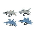thumbnail image 3 of Modelo de 4 piezas Modelo de ensamblaje de bricolaje Kits de construcción de construcción de coleccionables Modelo de aviones para cafés de dormitorio, 3 of 8
