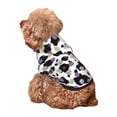 thumbnail image 4 of Bingfone Daisies Flowers Dog Clothes Hoodie, Pet Winter Coat,Puppy Sweatshirts for Small Dogs Boy Girl,Suitable for All Breeds-XX-Large, 4 of 6