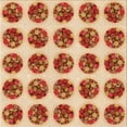 thumbnail image 1 of Ahgly Company Machine Washable Indoor Square Transitional Lava Red Area Rugs, 4' Square, 1 of 7