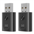 thumbnail image 4 of 2X Adaptador USB Bluetooth 5.3 Receptor de Audio Inalámbrico Transmisor Bluetooth con Micrófono Llamada Manos para Coche con Radio FM, 4 of 5