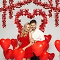 thumbnail image 4 of Luluganb Valentines Day Decor,9.8 Ft 1 Strings Valentines Heart Metallic Hanging Garland Valentine's Day Decorations for Home Indoor Outdoor Mantel Table Wedding Party Decor, 4 of 4