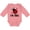 Mauve, variant on Inktastic 1st Birthday Ladybug 1 Year Old Girls Long Sleeve Baby Bodysuit