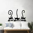 thumbnail image 3 of Removable Switch Sticker, 3 Pcs Cute Cartoon Black Cats Wall Sticker, Light Swit, 3 of 5