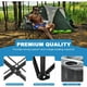 thumbnail image 4 of Silla de Camping Extra Grande Slsy – Plegable, Totalmente Acolchada, Portátil y Resistente, con Bolsillos Laterales y Portavasos, Ideal para Picnic, Pesca y Excursionismo, 4 of 7