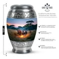 thumbnail image 2 of YATHABHISA Heart Elephant Ashes Keepsake Urn, Cremation Urns for Male and Female, Large Urn for Couples, Burial and Funeral Urns for Human Ash, 10 Inch, 2 of 2