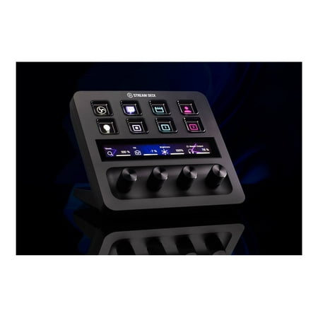 Elgato - Stream Deck + Studio Controller with customizable touch strip and dials - Black