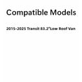thumbnail image 4 of Driver Left Side Front Door Window Door Glass Compatible with Ford Transit 83.2" Low-Roof Van 2015-2025 Models (Not for Mid/High Roof Transit, or Transit Connect), 4 of 6