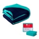 thumbnail image 1 of Juego de Cama Atlas del Descanso Edredón C/ Funda Decorativa 2 Vistas Turquesa/ Azul Marino QS + Sabanas Turquesa, 1 of 5