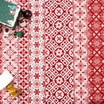 thumbnail image 4 of BERTHMEER 2'X3' Christmas Rug for Kitchen Indoor Entrance Entryway Traditional Washable Non-slip Holiday Door Mat,Red and White, 4 of 6