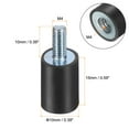 thumbnail image 2 of 6 Pack M4x10mm Thread Studs Rubber Shock 10x15mm Male Female 6 Pack M4 Lock Nuts, 2 of 6