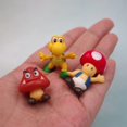 thumbnail image 2 of 8 estilos por lote Super Mario Brothers figuras de videojuegos Luigi Shy Mushroom juguetes de modelos coleccionables regalos para niños zhangmengya LED, 2 of 2