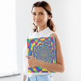 thumbnail image 6 of FORMRS 3 Ring Binder 1.5 inch with Pockets Set of 2 Clip Board 200 Sheets Capacity, Psychedelic Pattern, 6 of 8