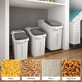 thumbnail image 2 of DEXTRUS White Polyethylene Terephthalate Airtight Ingredient Food Storage Containers, 2 of 6