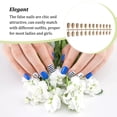 thumbnail image 5 of Nail Art Delicate Removable Artificial Tips Cover Press Extension Fingernails Fashion Wraps Manicure Tools Decoration for Girls Type 6, 5 of 5