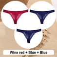 thumbnail image 1 of 3PCS/Set Cotton G-String Women Panties Lace Underwear Female Lingerie Intimates Underpants Sexy Thong Panties for Girls Pantyspangjing, 1 of 4
