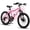 Pink, variant on 20 inch Mountain Bike For Boys Girls, 7 Speed Kids' MTB Summer Travel Birthday Gifts Children Bicycles