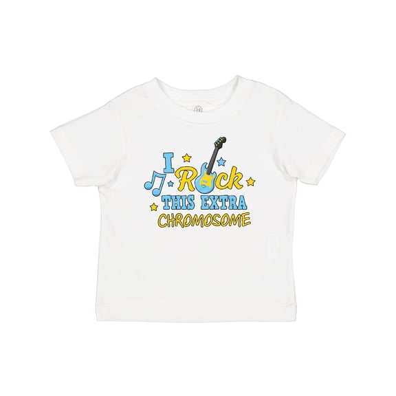 Inktastic I Rock This Extra Chromosome Down Syndrome Awareness Boys or Girls Baby T-Shirt