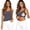 Dark Gray, variant on ’s Tank Top With Built In Pads Summer Sleeveless Casual Vest Camisole Lacy Top Women