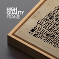 thumbnail image 3 of IDEA4WALL Extra Large Framed Canvas Print Wall Art Black and Tan Neutral Tone Landscape Illustration Abstract Geometric Shape Wall Decor Vintage Oversized Artwork for Living Room - 60"x20", 3 of 5