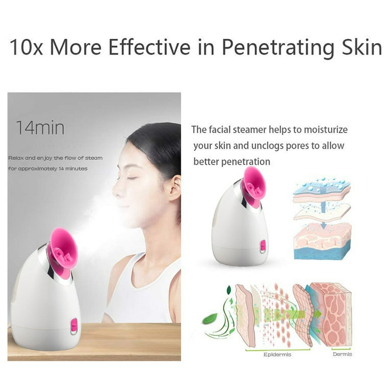 Nano Ionic Facial Steamer for Deep Cleaning & Skin Moisturizing