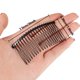 thumbnail image 3 of 5 piezas 20 dientes peines con pinza para el cabello peines de alambre de Metal peines de velo de novia torcidos de alambre, 3 of 5