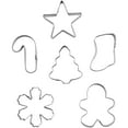 Wilton Mini Christmas Cookie Cutters, 6Piece Set