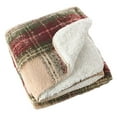 thumbnail image 1 of Saro LifeStyle TH207.M5060 Sevan Collection Faux Mohair Conception Sherpa Jeter Couverture, Multi, 50" X 60", 1 of 1