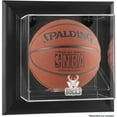 thumbnail image 3 of San Antonio Spurs (2002-2017) Black Framed Wall-Mounted Team Logo Basketball Display Case, 3 of 7