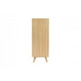 thumbnail image 4 of Limari Home Claire Contemporary Veneer Wood and Metal Chest in Walnut Natural, 4 of 10