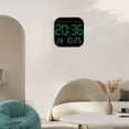 Led Large Digital Wall Clock Remote Control Temperature Date Week