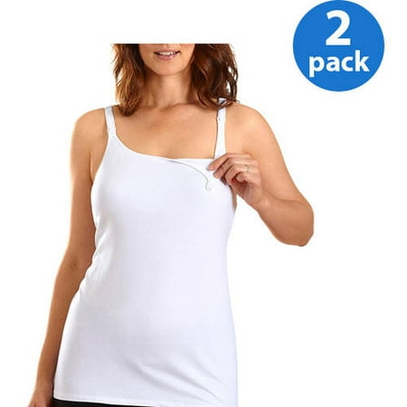 Loving Moments by Leading Lady Maternity Nursing Cami, 2-Pack Value Bundle