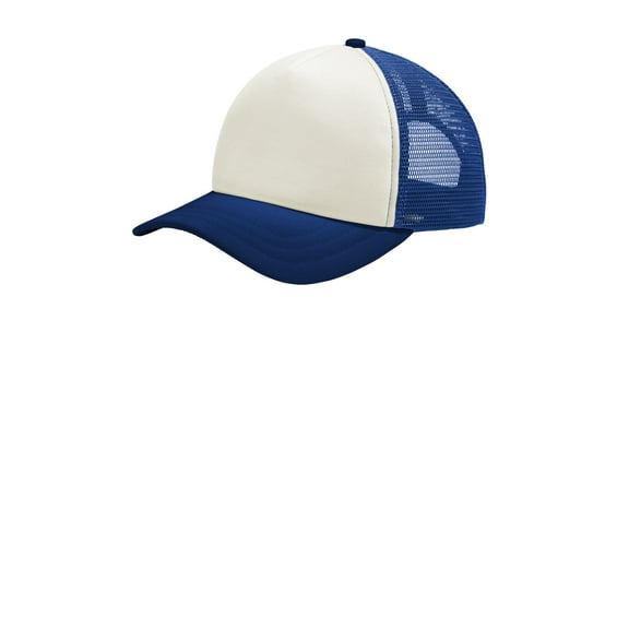 Port Authority Adult Unisex Regular Plain Cap Ivory/Royal One Size Fits All
