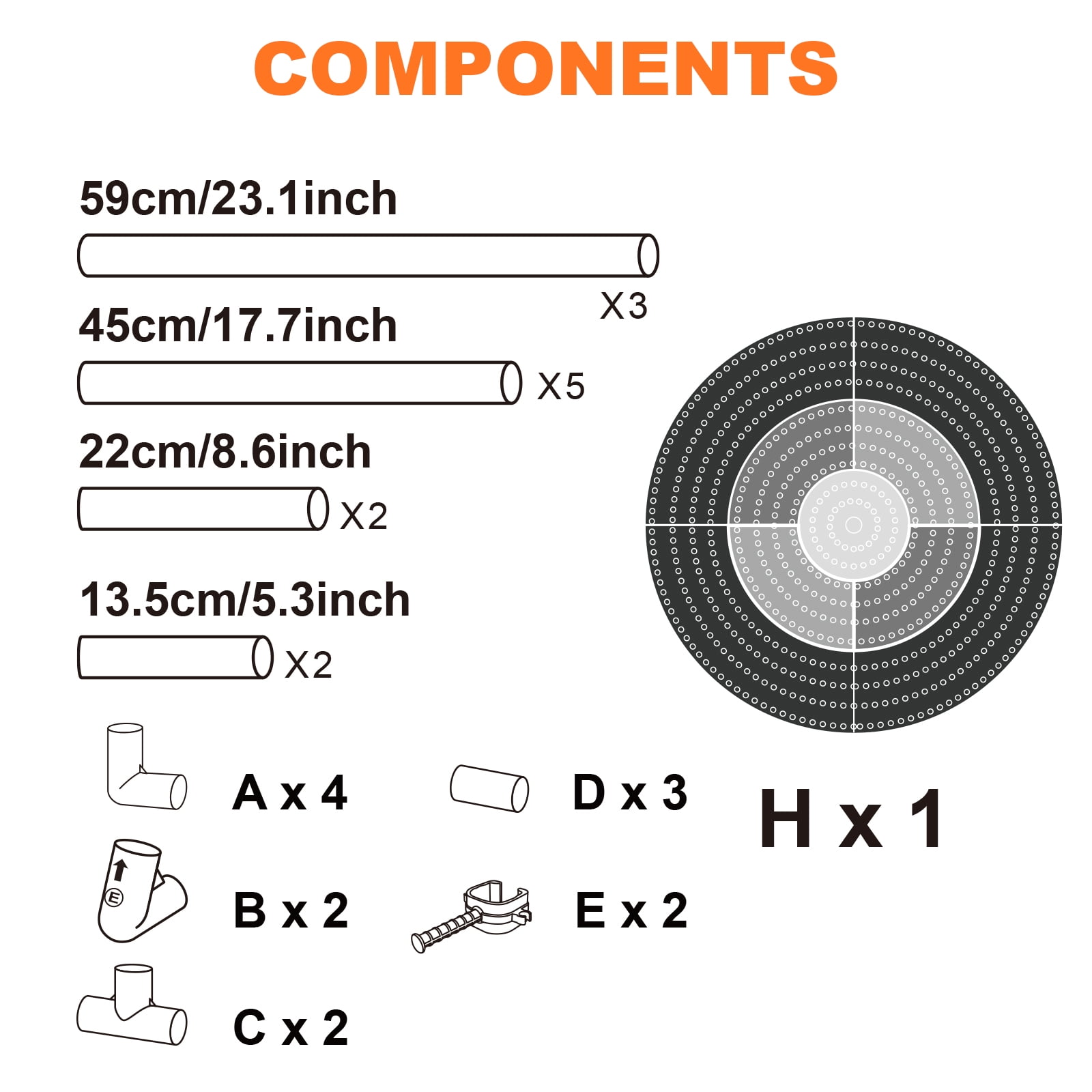Contixo 2-in-1 Foam Axe Throwing and Bristle Dart Board Set for Indoor and Outdoor Party Games