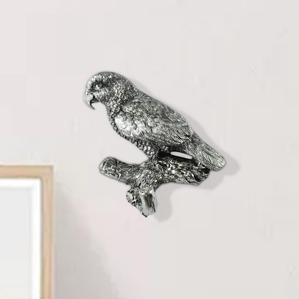 Colgador de pájaros en una rama, colgador de pared, utensilios para mejorar el hogar, de pared de resina para puerta de , cocina, baño, , Estilo .3x4x6.7cm Estilo .3x4x6.7cm BLESIY Percheros