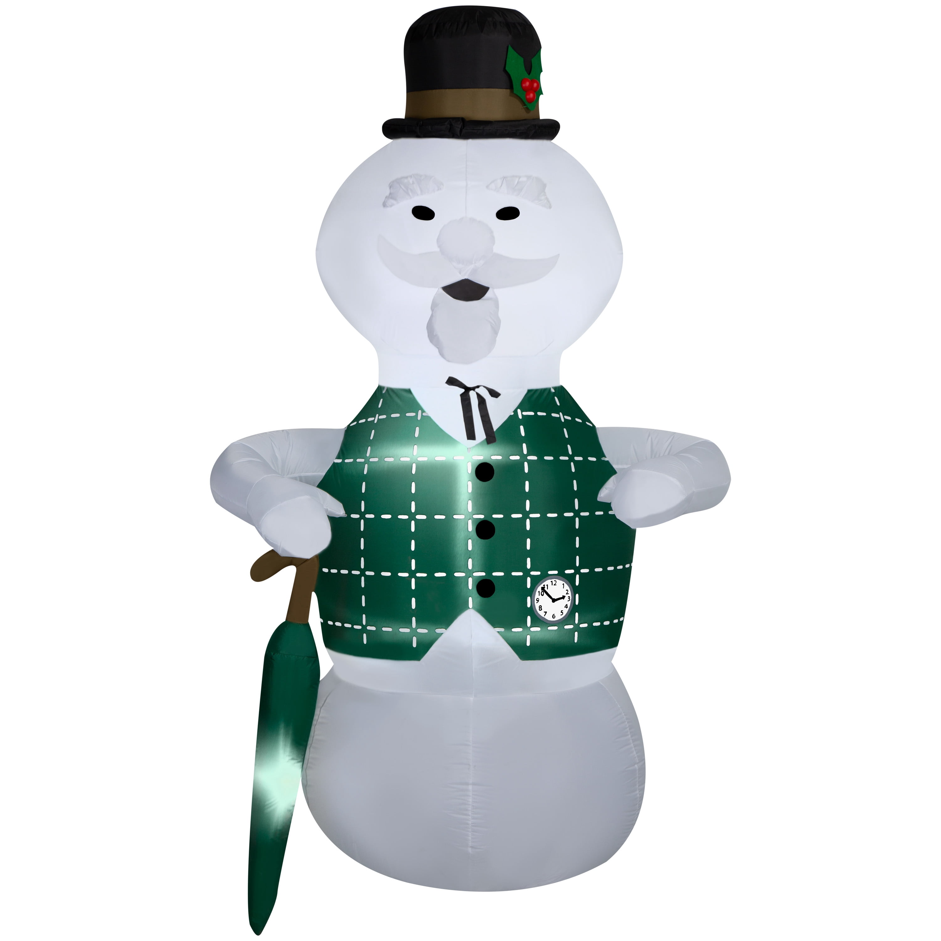 Gemmy 8' Sam The Snowman Rudolph Airblown Inflatable Christmas Decoration