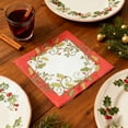 thumbnail image 5 of Christmas Paper Napkins 20-Pack - Biodegradable Red Holiday Table Decor for Parties & Crafts, 5 of 7